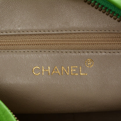 Chanel Lambskin Quilted Tassel Camera Case Green 6 of 9