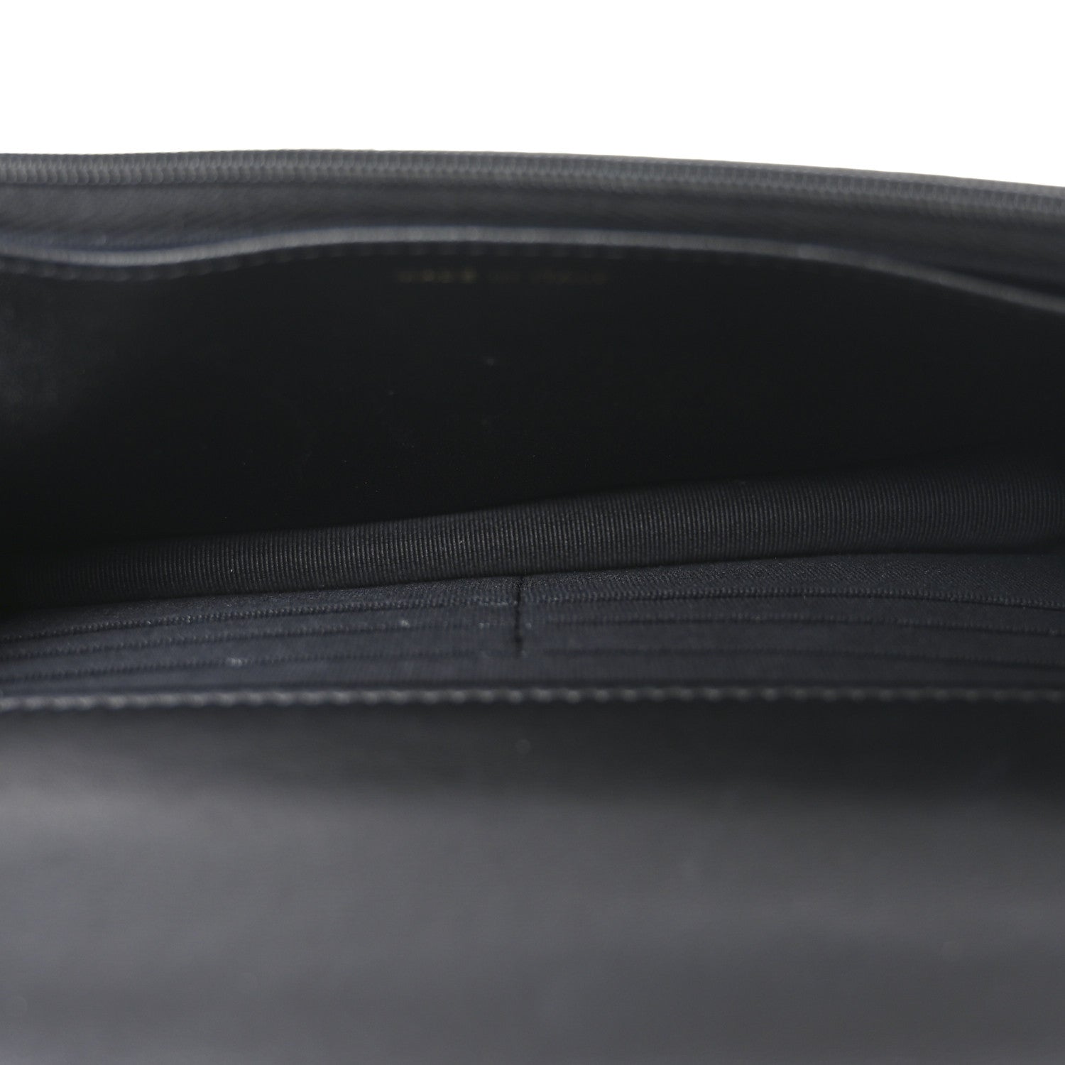 Chanel Lambskin Quilted Crystal Handle Wallet On Chain WOC Black 5 of 11