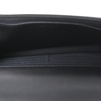 Chanel Lambskin Quilted Crystal Handle Wallet On Chain WOC Black 5 of 11
