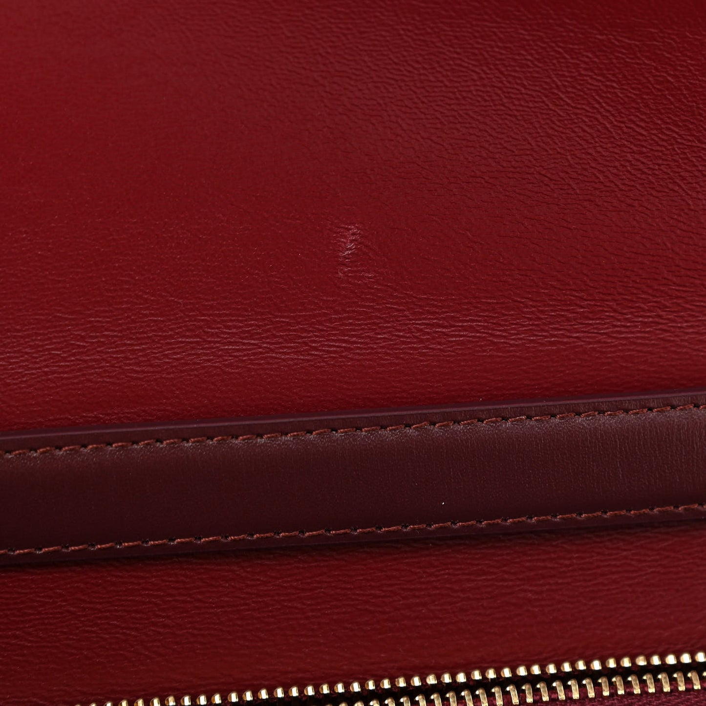 Box Calfskin Medium Classic Box Flap Bag Burgundy