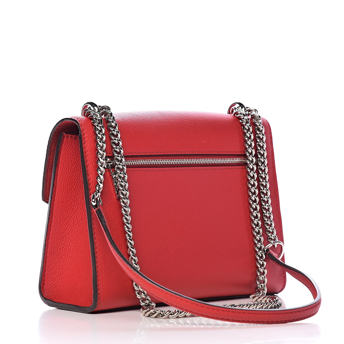 Soft Calfskin Mylockme Chain Bag BB Rubis