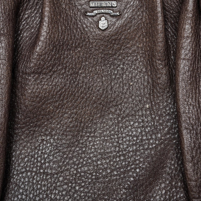 Prada Cervo Deerskin Tote Fumo 10 of 16