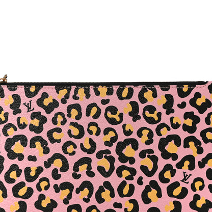 Louis Vuitton Monogram Giant Wild At Heart Neverfull MM Pochette Black 7 of 9