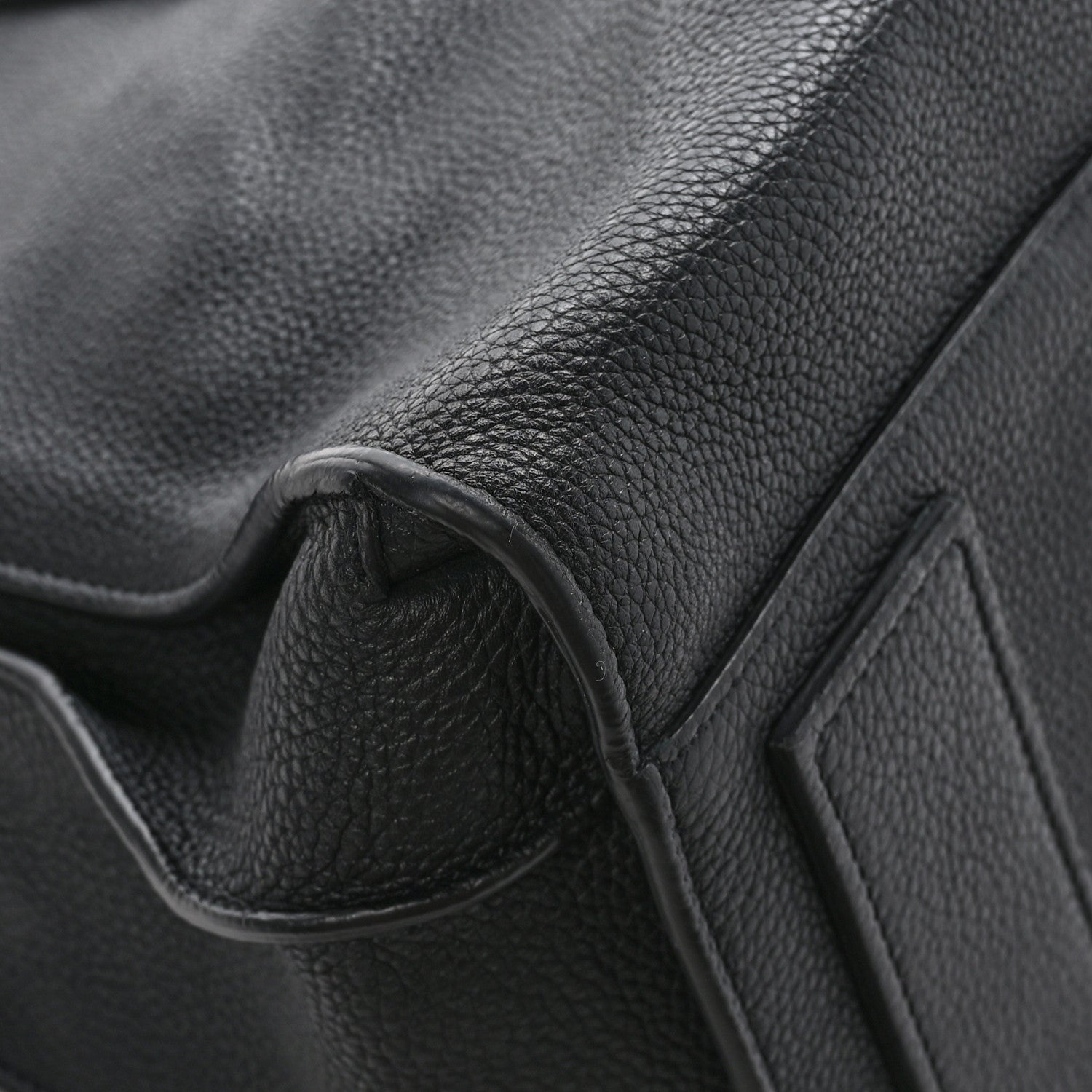 Saint Laurent Grained Calfskin Medium Souple Sac De Jour Black 10 of 12