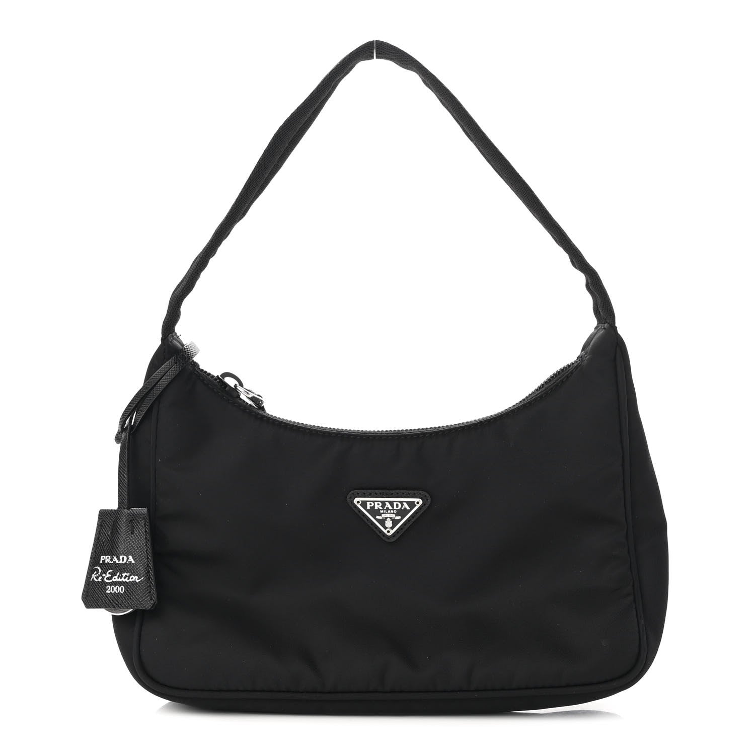 Prada Tessuto Nylon Mini Re-Edition 2000 Bag Black 1 of 8