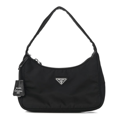 Prada Tessuto Nylon Mini Re-Edition 2000 Bag Black 1 of 8