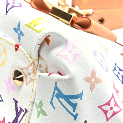 Louis Vuitton Monogram Multicolor Annie MM White 8 of 10