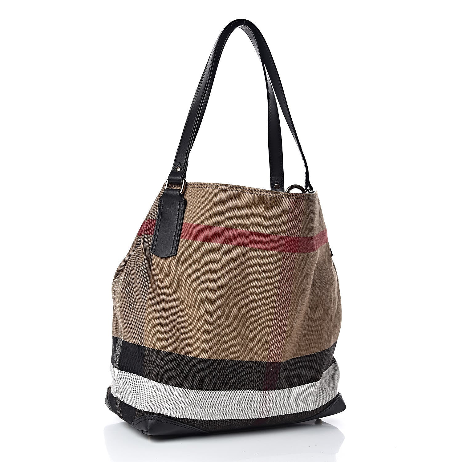 Burberry Canvas Mega Check Medium Maidstone Black 4 of 10