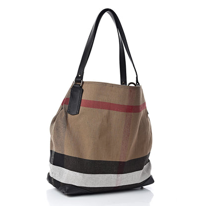 Burberry Canvas Mega Check Medium Maidstone Black 4 of 10