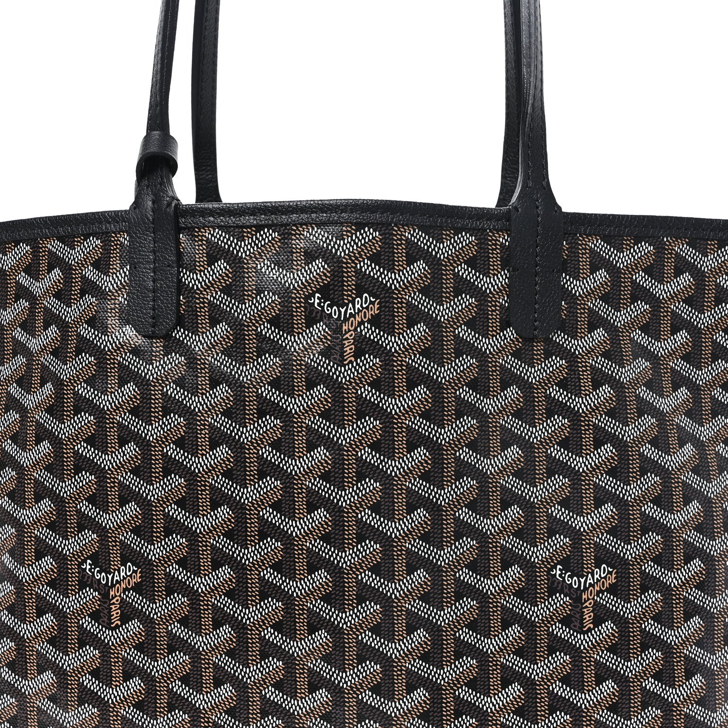 Goyard Goyardine Saint Louis PM Black 9 of 12
