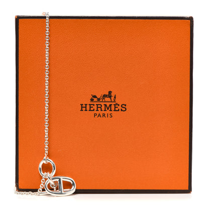 Hermes Sterling Silver Amulette Chaine d'Ancre Necklace 5 of 5