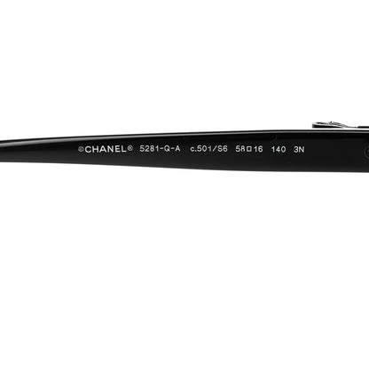 Chanel Acetate CC Bow Sunglasses Black 5 of 8