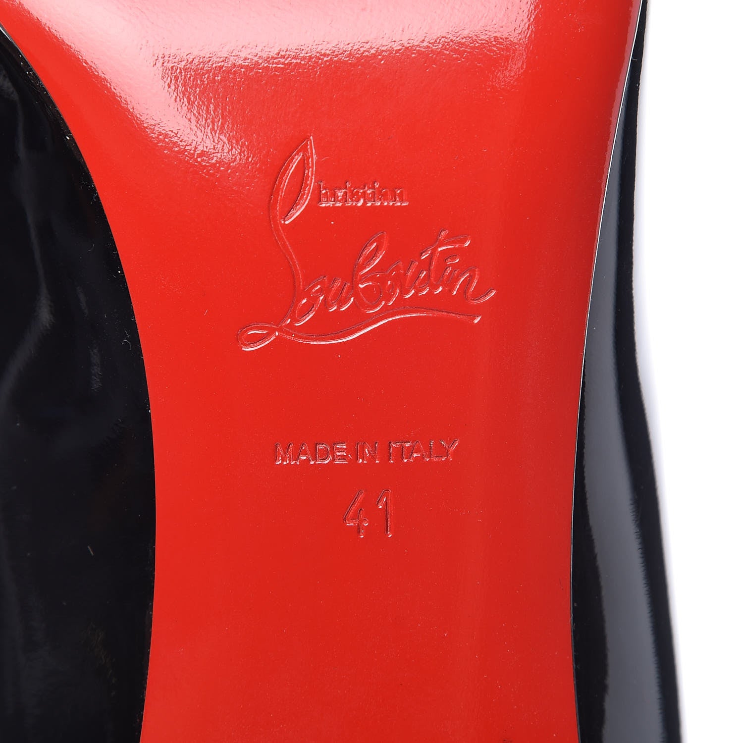 Christian Louboutin Patent Pigalle 85 Pumps 41 Black 6 of 8
