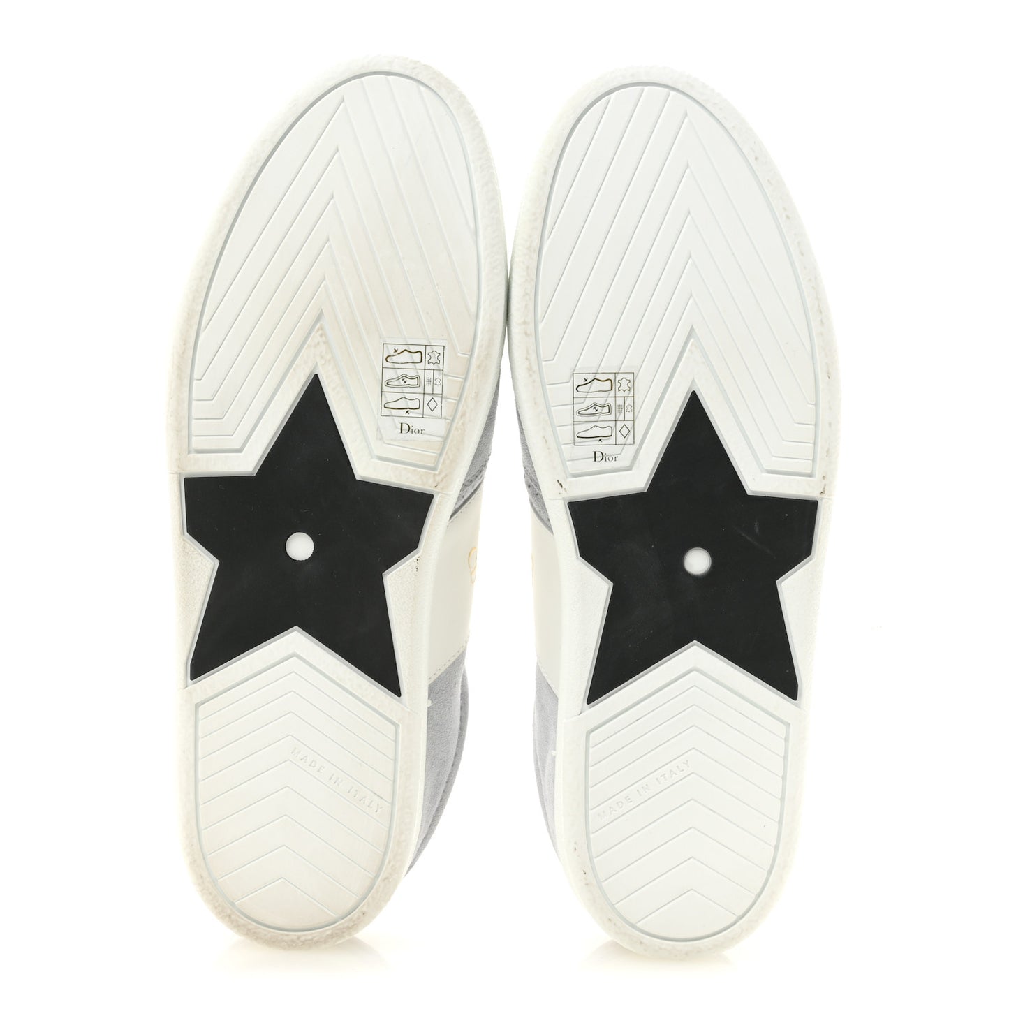 Calfskin Suede Dior Star Low Top Sneaker Mules 38.5 Azure Pale