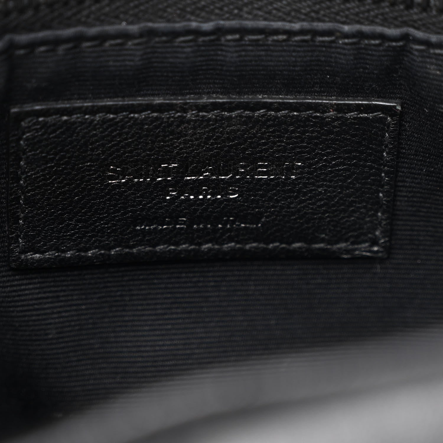 Saint Laurent Calfskin Quilted Toy Loulou Puffer Monogram Monochrome Chain Satchel Black 6 of 10
