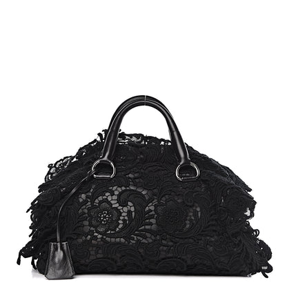 Prada Lace Pizzo S Bowler Black 2 of 12