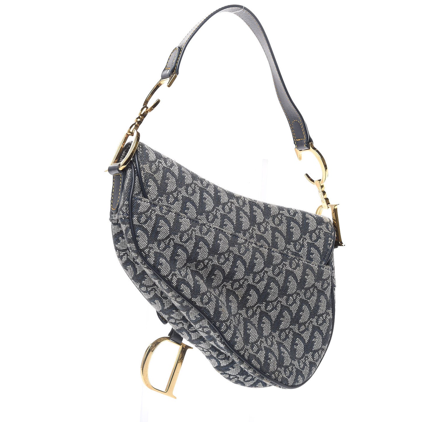 Monogram Saddle Bag Blue