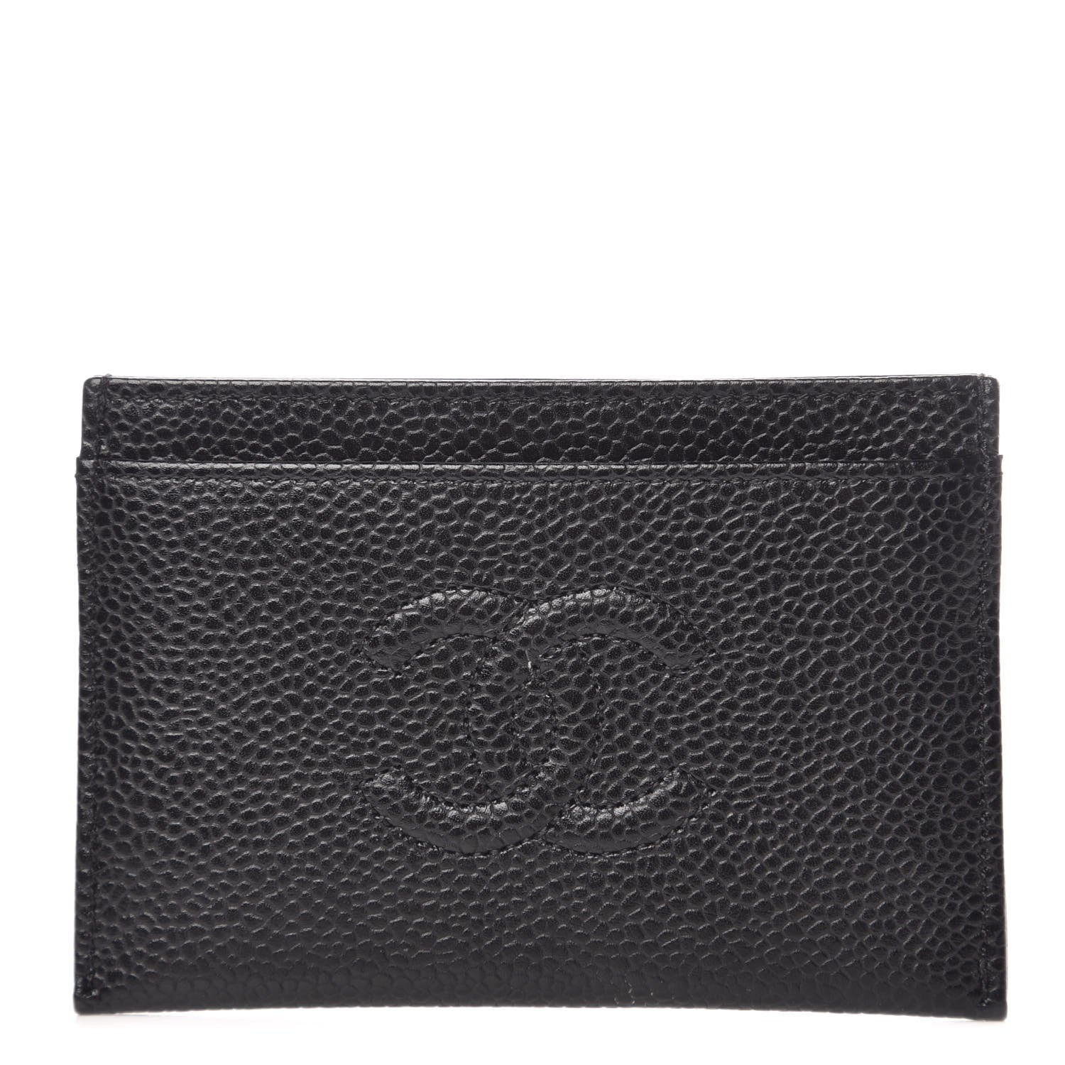 Chanel Caviar Timeless CC Card Holder Black 1 of 9