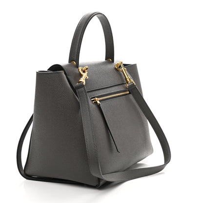 Celine Grained Calfskin Mini Belt Bag Grey 3 of 11