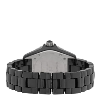 Chanel Stainless Steel Ceramic 38mm J12 Untitled Automatic Watch Black 3 of 5