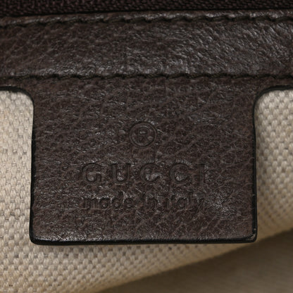 Gucci GG Supreme Monogram Web Ophidia Half Moon Hobo Brown 6 of 11