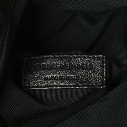 Saint Laurent Vintage Lambskin Chevron Monogram Medium Nolita Black 7 of 9