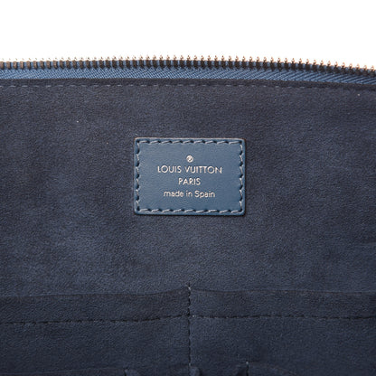 Louis Vuitton Epi Porte-Documents Jour Briefcase Blue Celeste 6 of 9
