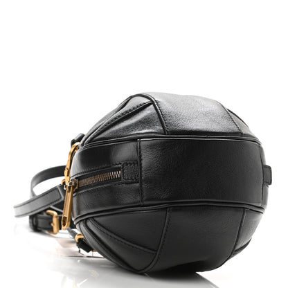Gucci Piuma Lux Energy Mini Tifosa Basketball Shaped Shoulder Bag Black 4 of 9