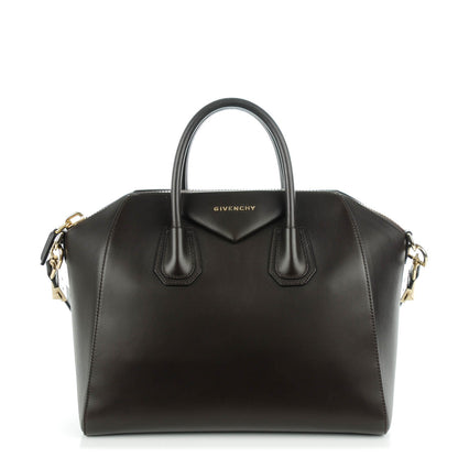 Givenchy Buffed Calfskin Medium Antigona Dark Brown 1 of 7