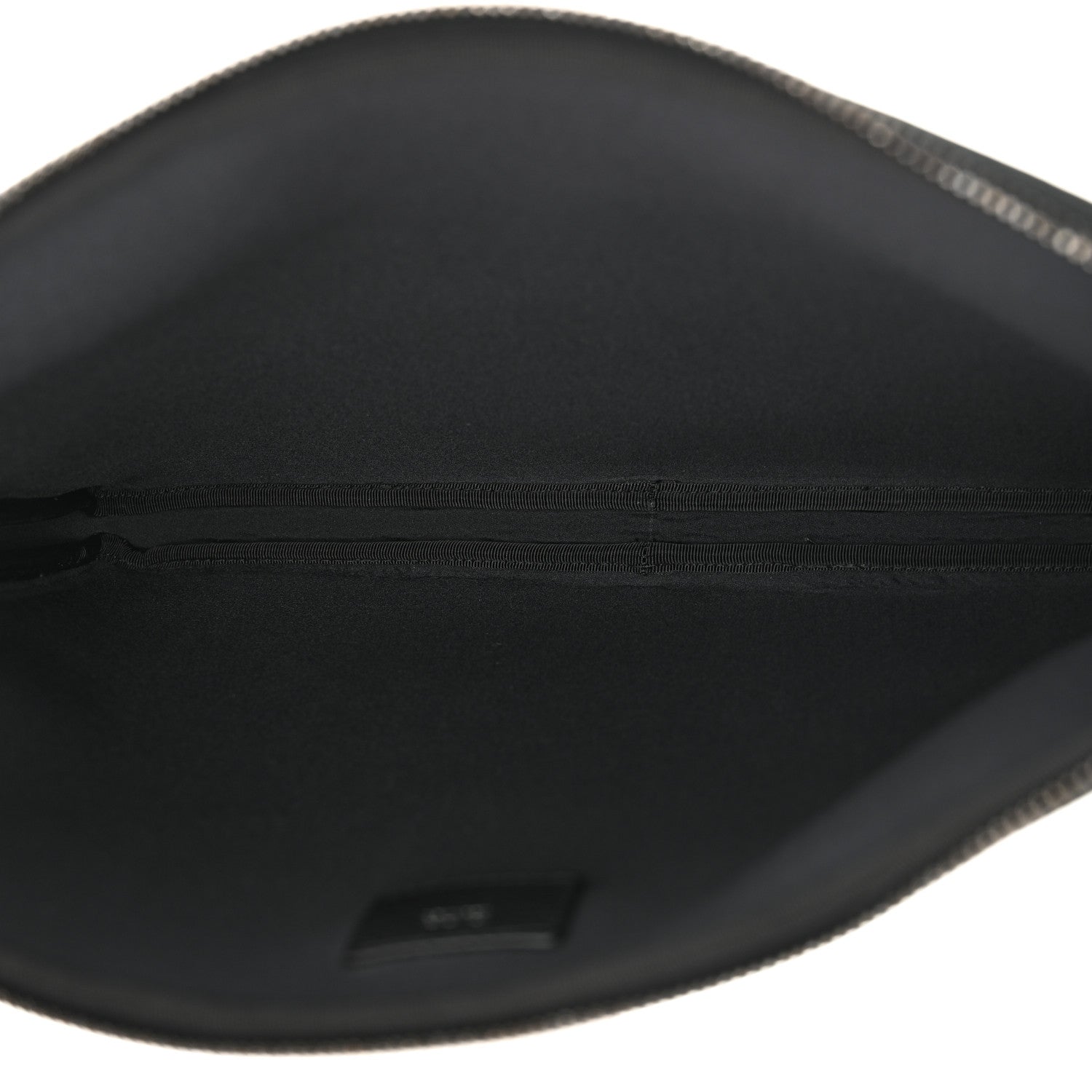 Christian Dior Oblique Grained Calfskin Laptop Case Blue Multicolor 5 of 11