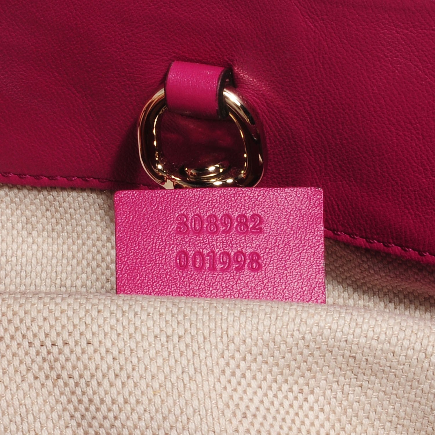 Gucci Vernice Naplack Medium Soho Chain Shoulder Bag Bright Bouganville 6 of 9