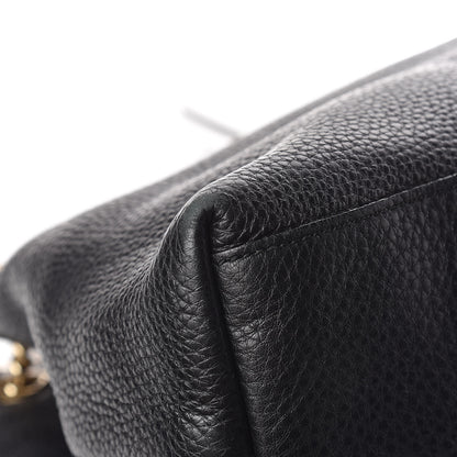 Gucci Pebbled Calfskin Medium Soho Chain Shoulder Bag Black 12 of 15