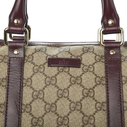 Gucci GG Plus Monogram Medium Joy Boston Bordeaux 10 of 10