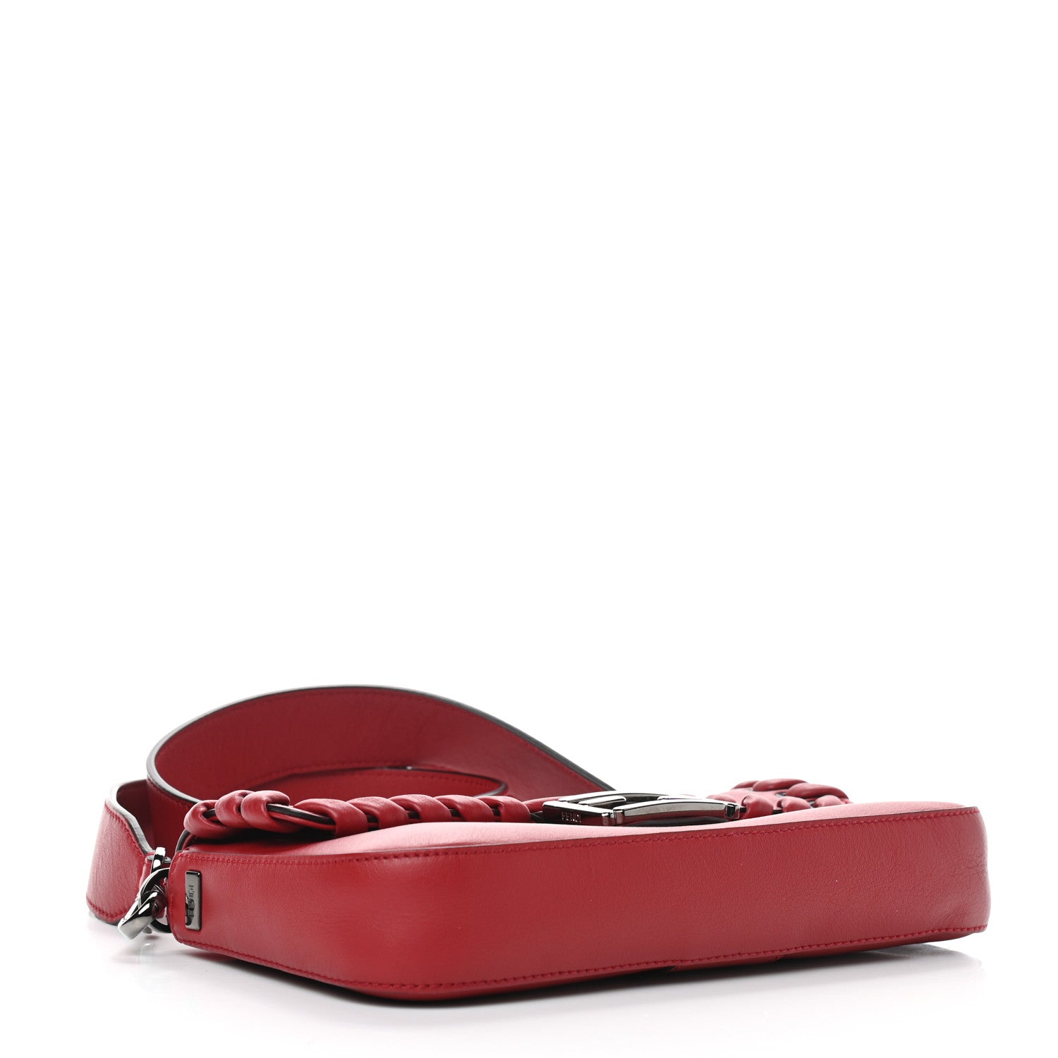 Fendi Vitello Dolce Lace Up Baguette Ribes 3 of 9