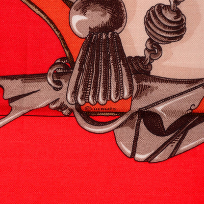 Hermes Cashmere Silk L'Instruction Du Roy Shawl 140 3 of 5