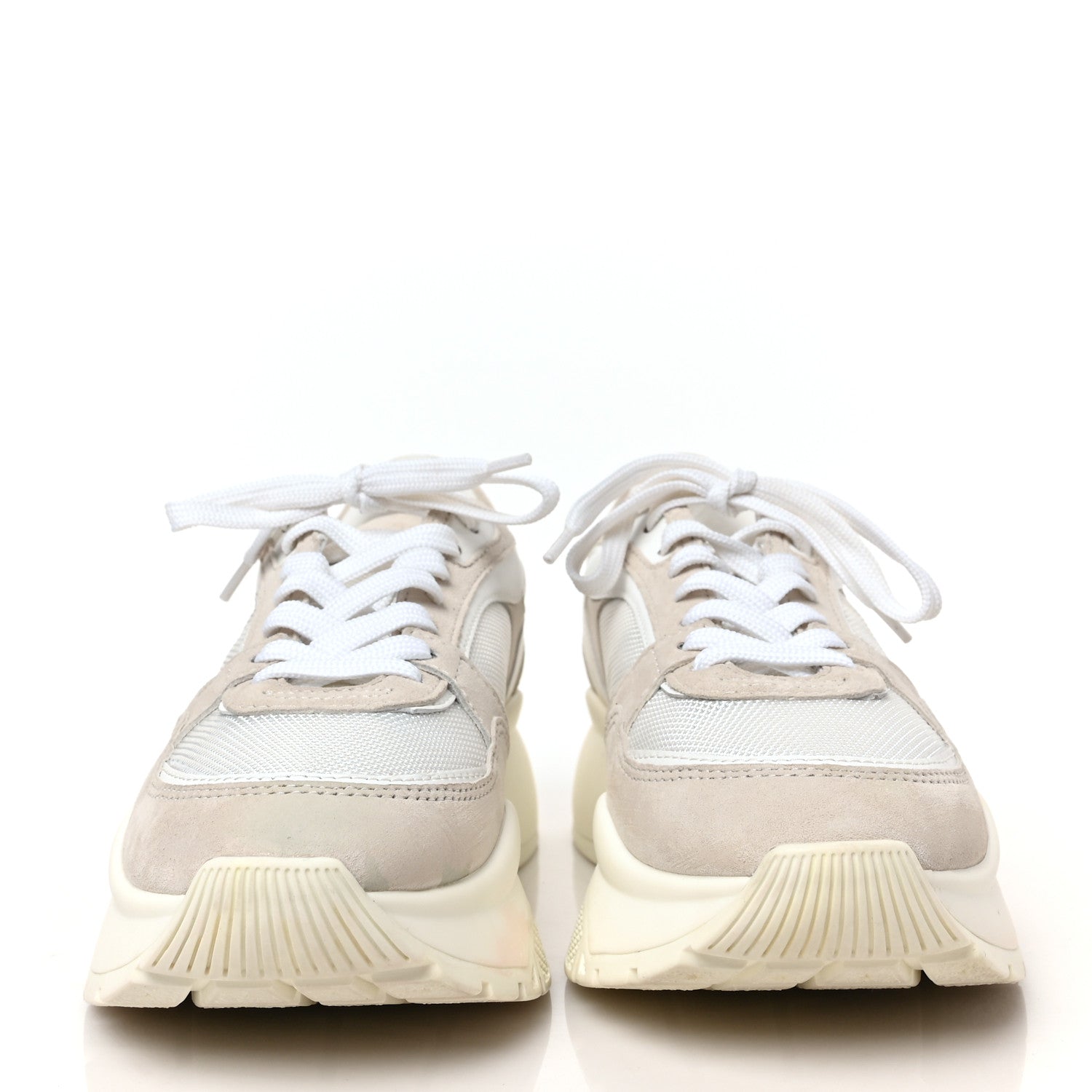 Jimmy Choo Neoprene Women LandonLow Top Sneakers 39 Grey White 2 of 8