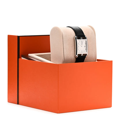 Hermes Stainless Steel Epsom 29mm Cape Cod Quartz Watch Noir 6 of 6