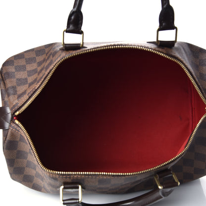 Louis Vuitton Damier Ebene Speedy 35 5 of 9
