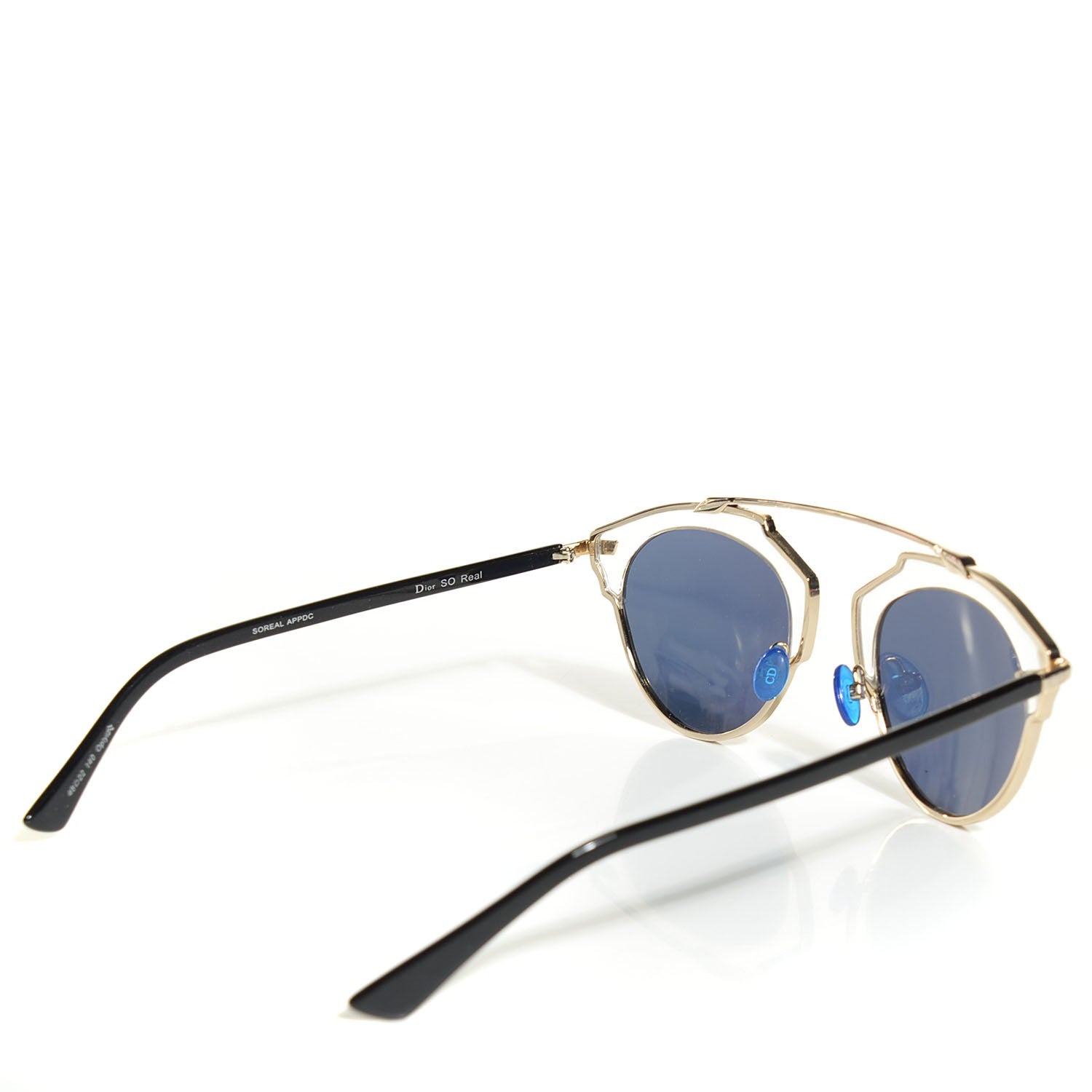 Christian Dior Mirrored So Real Sunglasses Gold 2 of 6