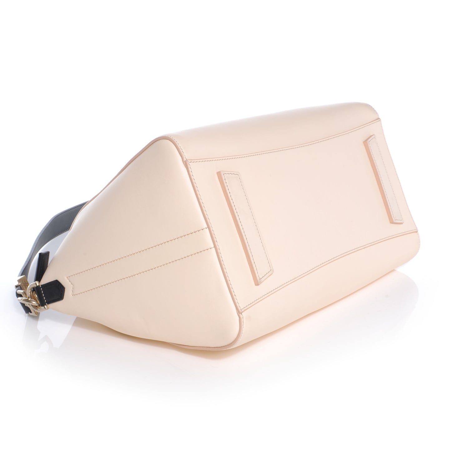 Calfskin Medium Tri-Color Antigona Beige Black Silver