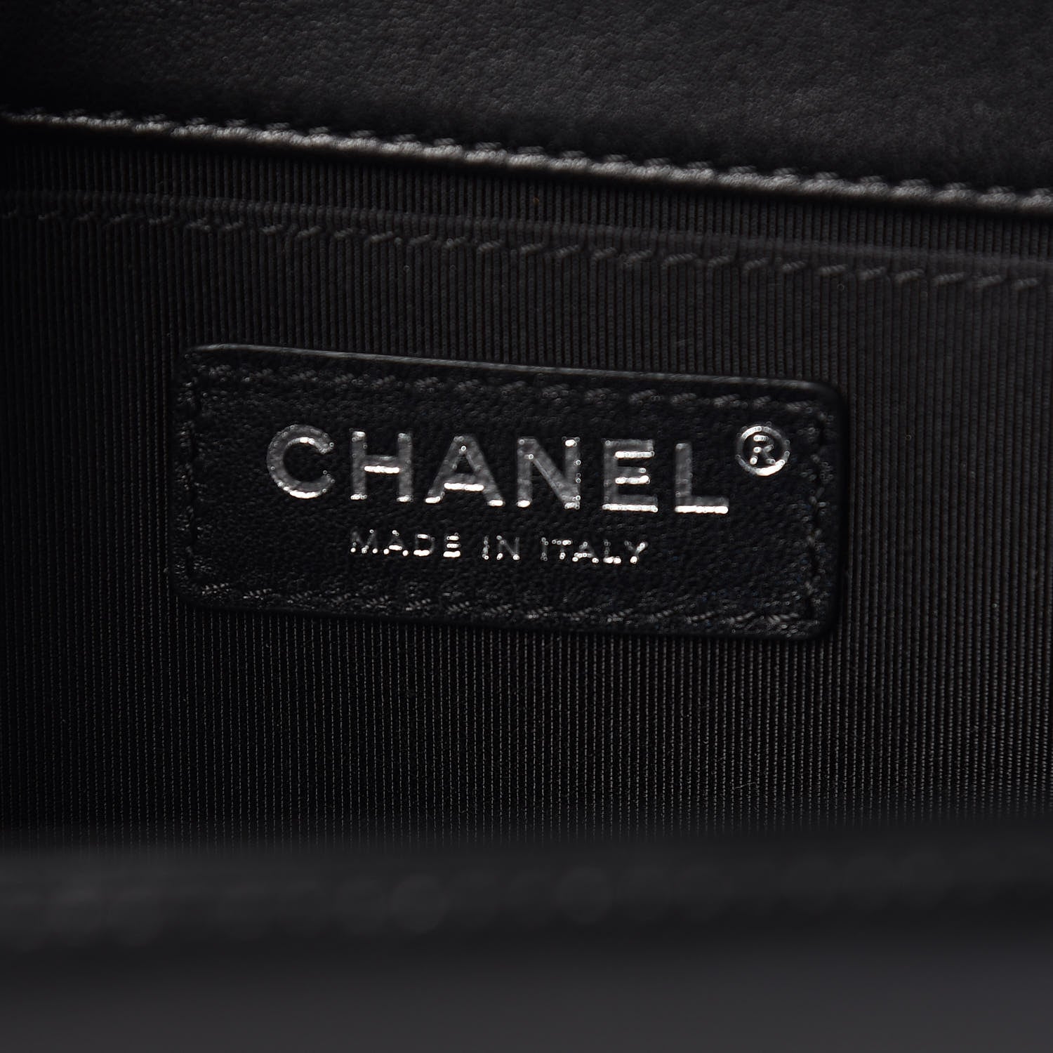 Chanel Lambskin Quilted Medium Boy Flap Black 8 of 10
