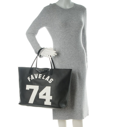 Givenchy Textured Coated Canvas Favelas Large Antigona Tote Black 2 of 9
