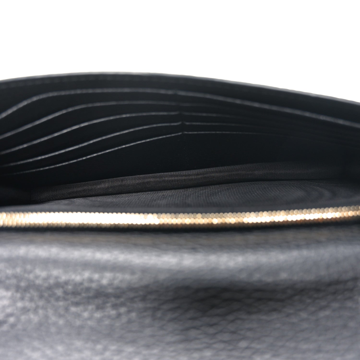 Gucci Dollar Calfskin Medium Betty Chain Wallet Black 5 of 7