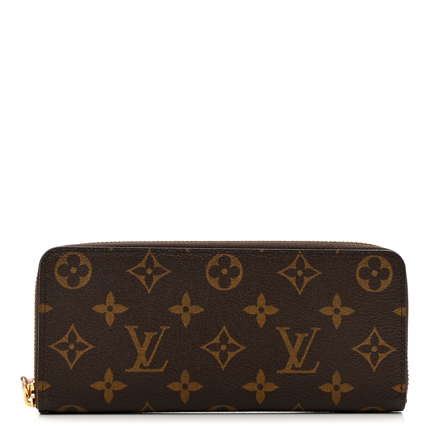 Monogram Clemence Wallet Rose Ballerine