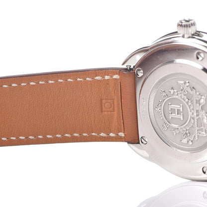 Hermes Stainless Steel Barenia 38mm Arceau Quartz Watch Fauve 12 of 13