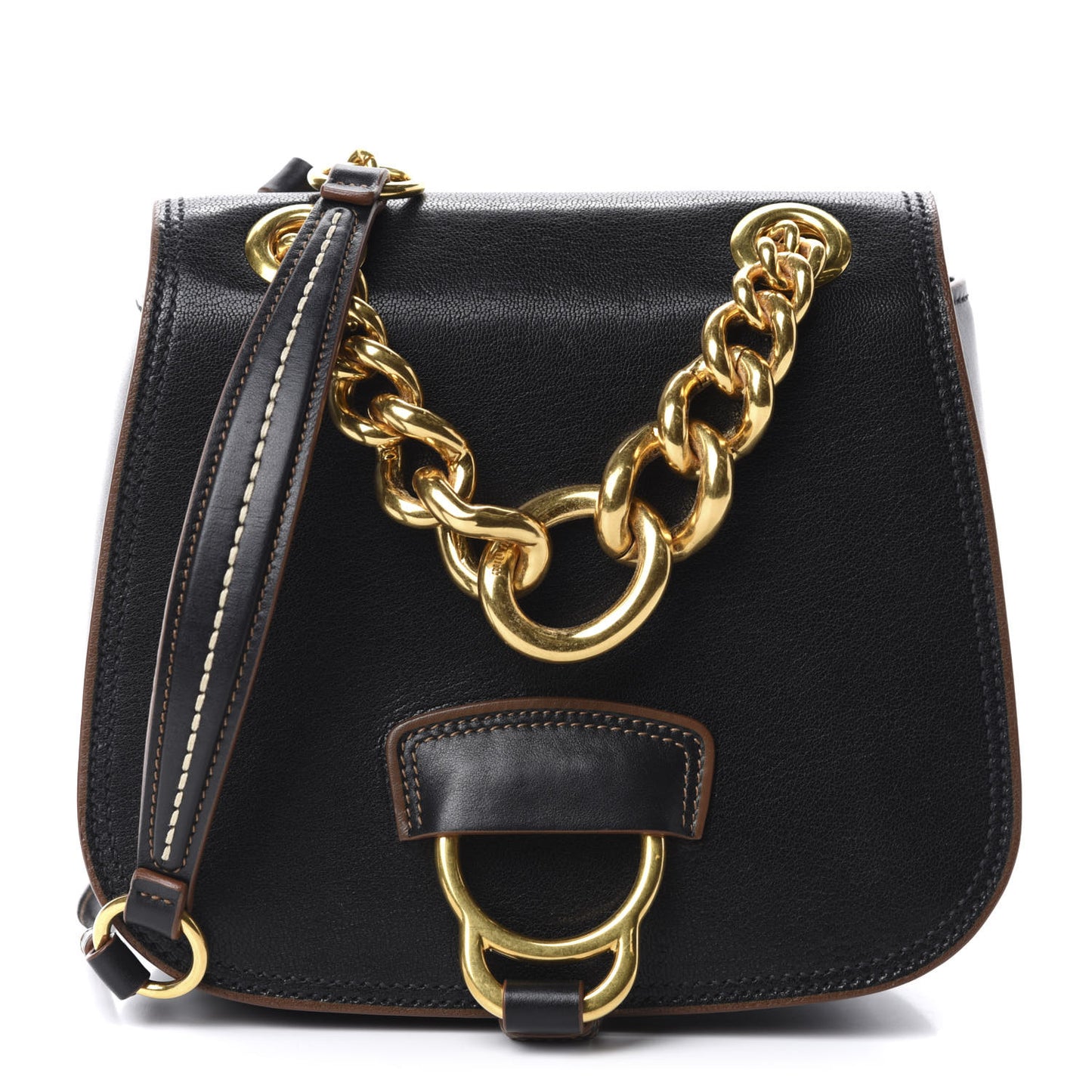 Goatskin Madras Dahlia Black