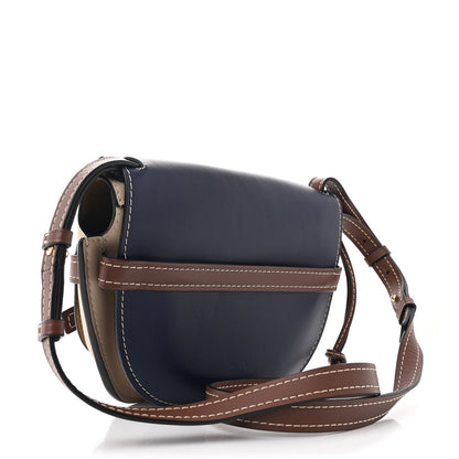 Loewe Calfskin Small Gate Crossbody Bag Blue 3 of 10