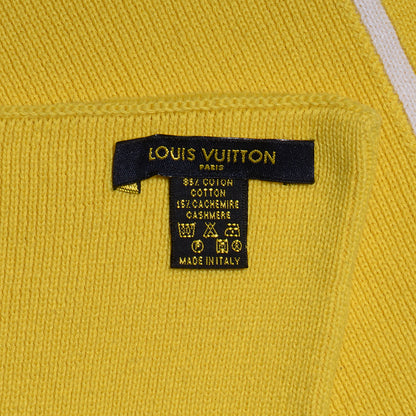 Louis Vuitton Cotton Cashmere Cup Scarf Yellow 5 of 5