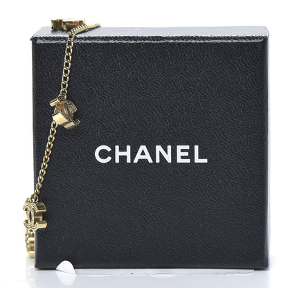 Chanel CC Chain Short Necklace Gold 5 of 5