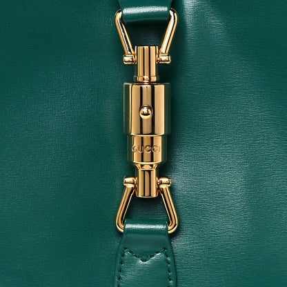 Gucci Boarded Dyana Lux Calfskin Small Jackie 1961 Hobo Emerald 8 of 16